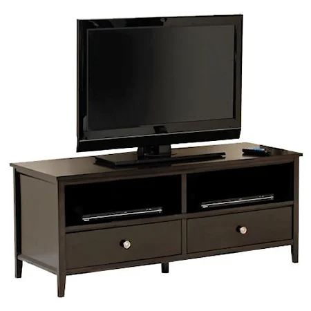 2 Drawer Entertainment Credenza with 2 Shelves